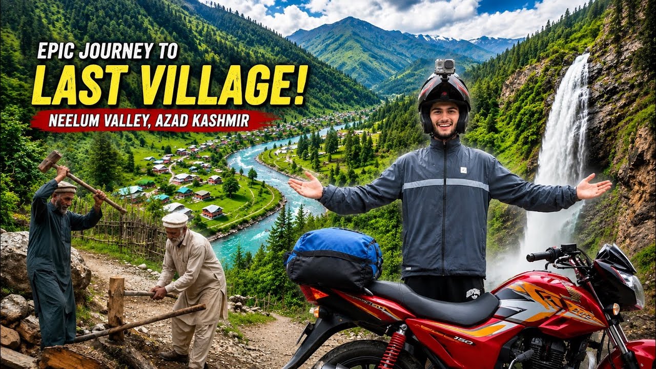 I Rode to the Last Village of Neelum Valley! 🇵🇰 | Epic Kashmir Motorcycle Journey | ShowBoo 