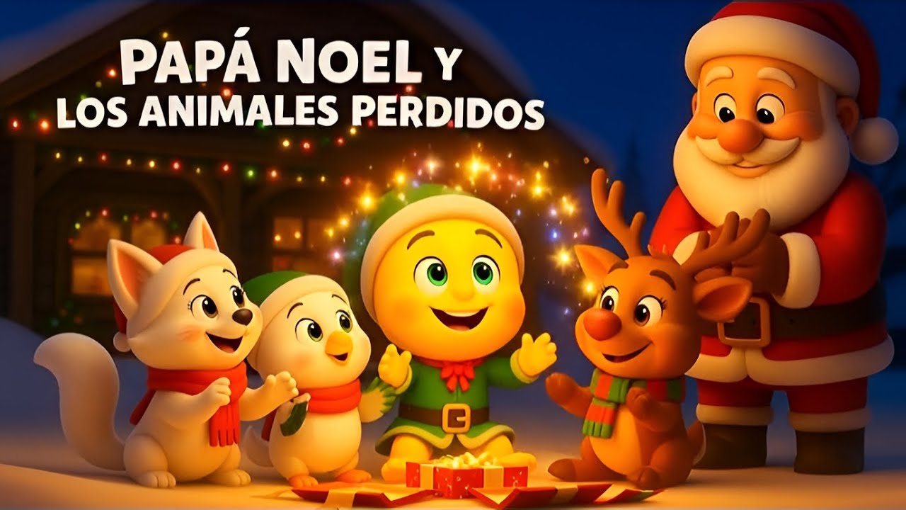 Papa Noel y los animales perdidos🎈😃 cuento de navidad🦌cuentos infantiles🤗 cuentos de navidad cortos