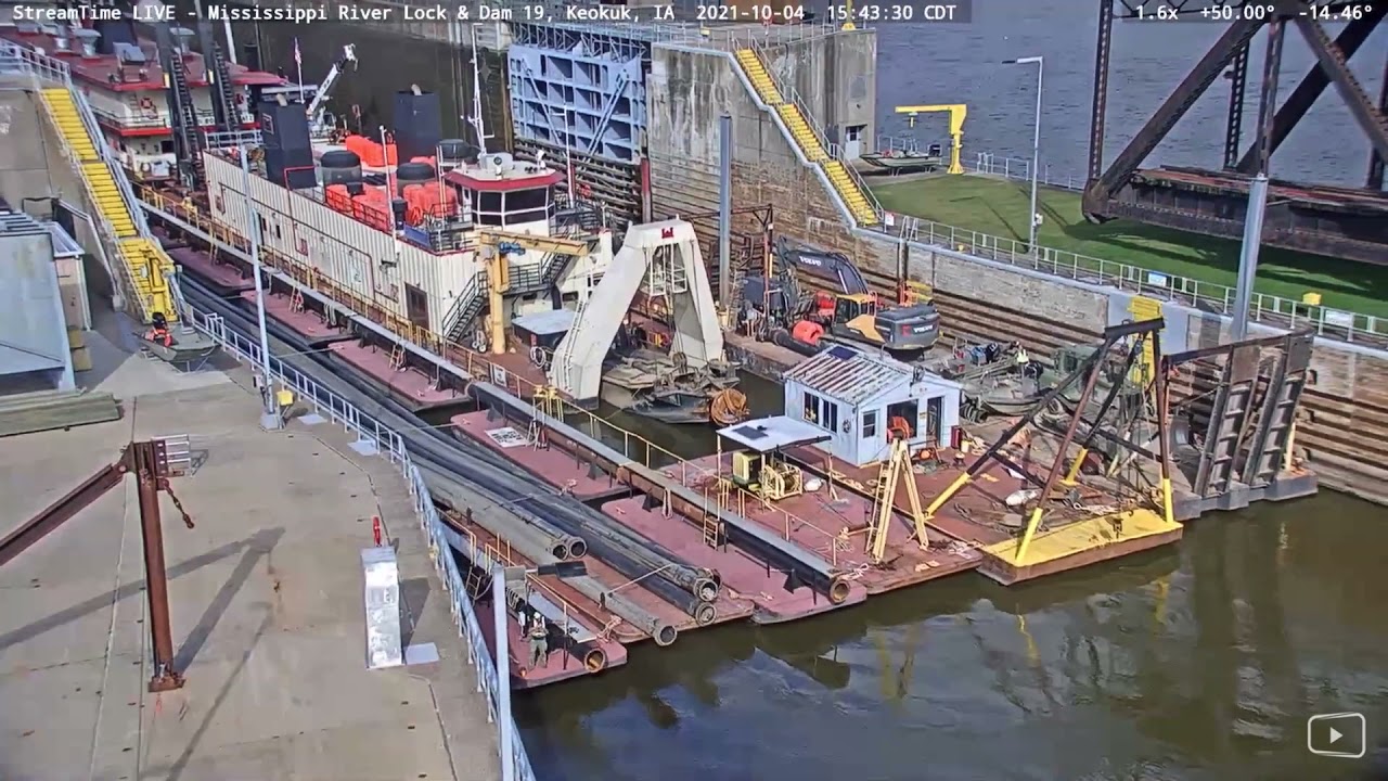 USACE  Lock 19 October 4, 2021