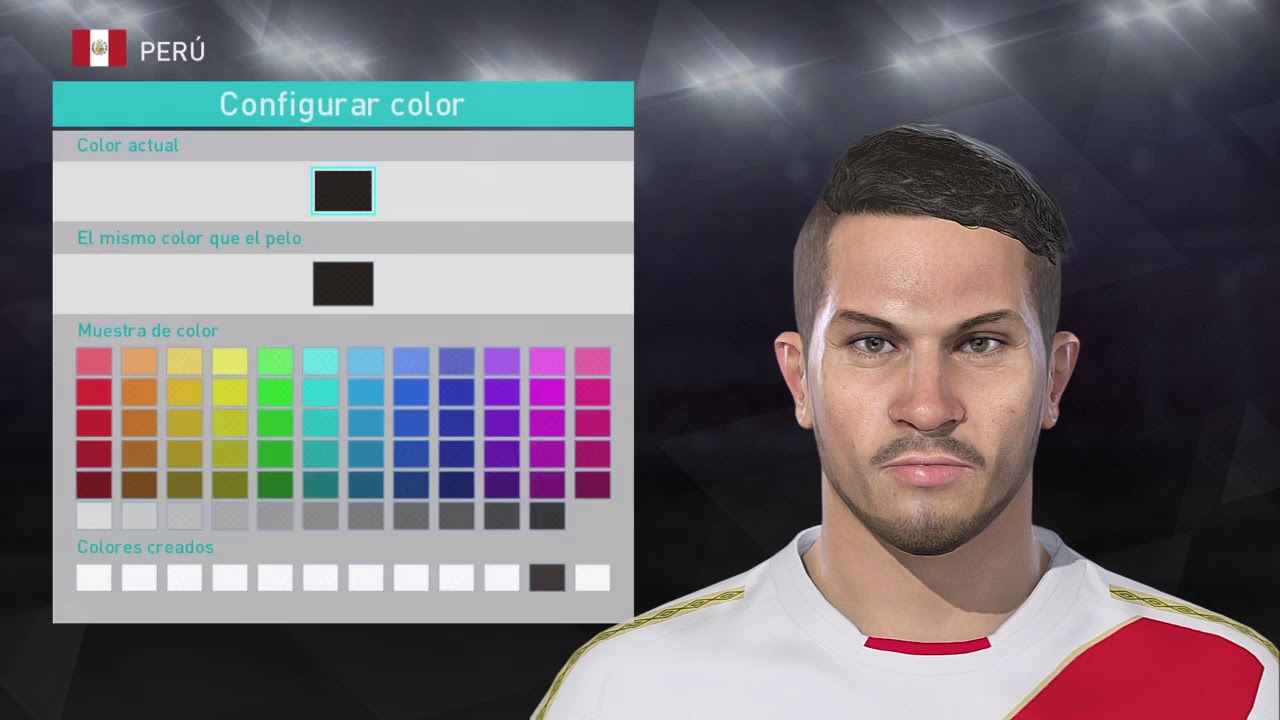 PAOLO GUERRERO-NUEVA FACE-PRO EVOLUTION SOCCER 2018