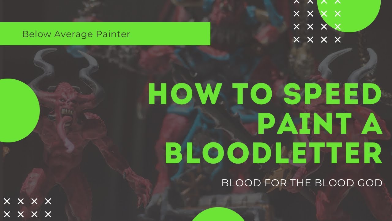 Speed Painting a Bloodletter | How to Paint a Blood letter