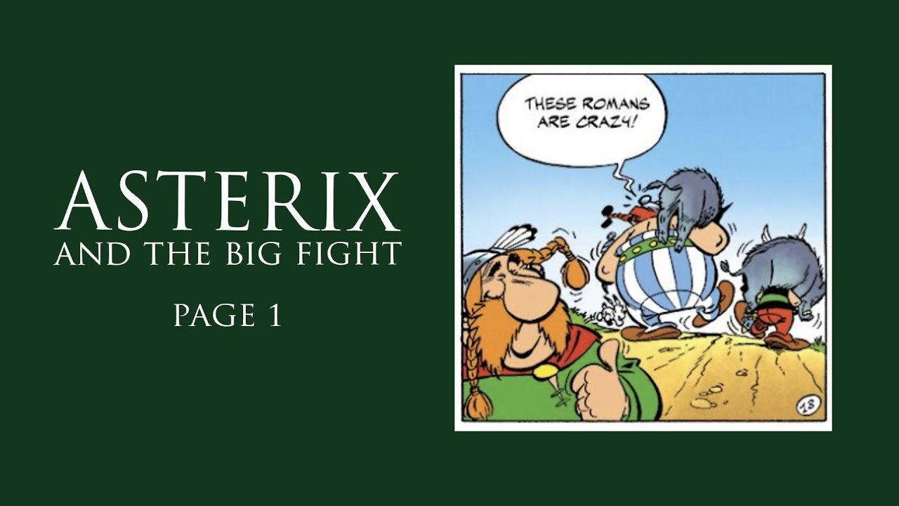 Analyzing Asterix and the Big Fight, Page by Page | Page 1