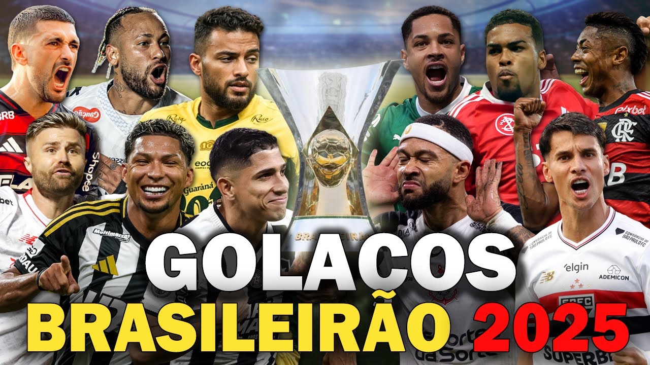Os GOLS mais BONITOS do BRASILEIRÃO 2025