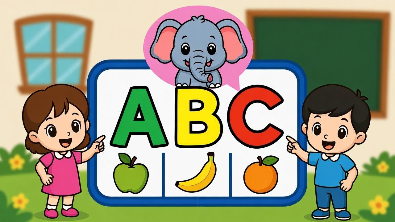 Phonics Song 2 with TWO Words in 3D - A For Airplane🍎- ABC Alphabet Songs with Sounds for Children's