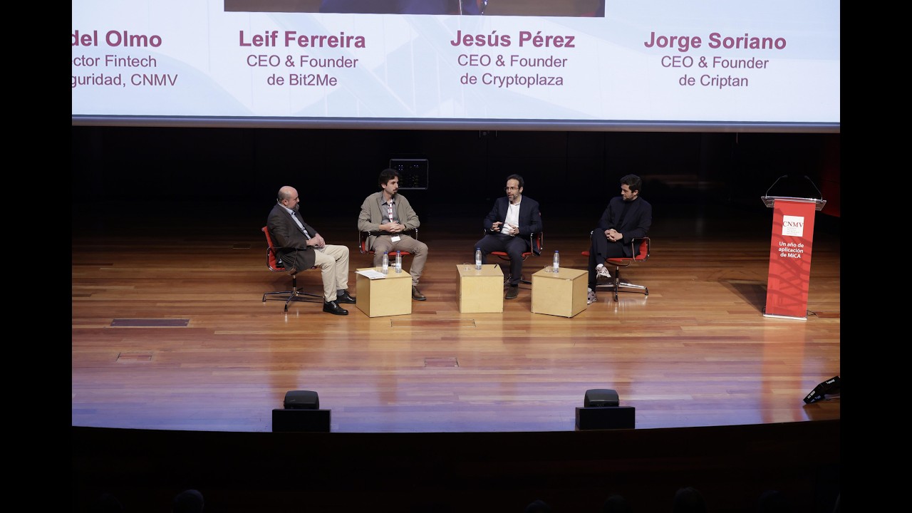 07 - Un año de aplicación de MiCA | Debate sobre DeFi con Bit2Me, Cryptoplaza y Criptan
