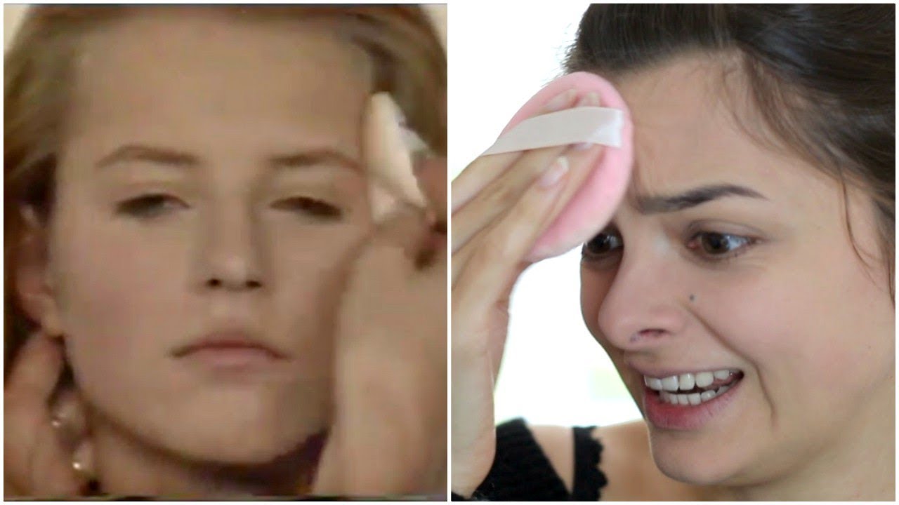 I Tried Following An 80's Makeup Tutorial