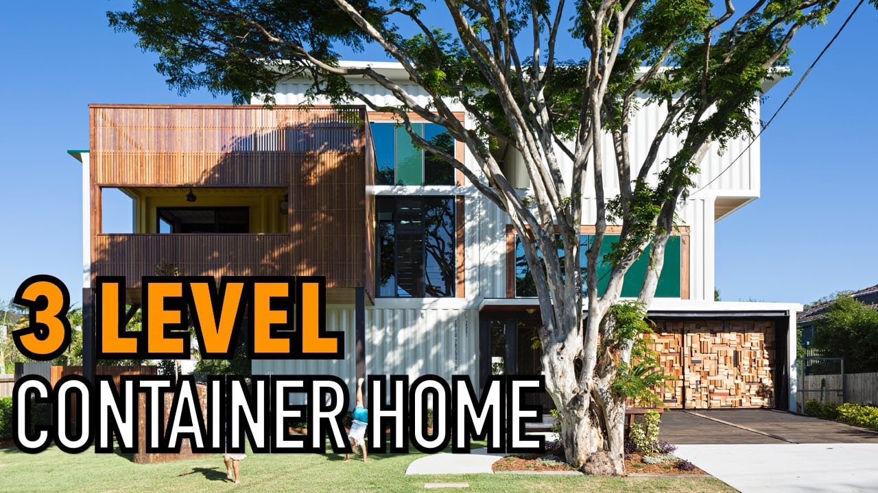 3 Level Shipping Container Home in Graceville, Brisbane. (0057)