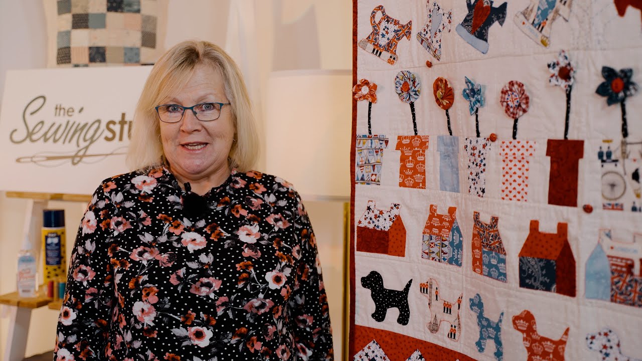 How to make an easy House Quilt Block