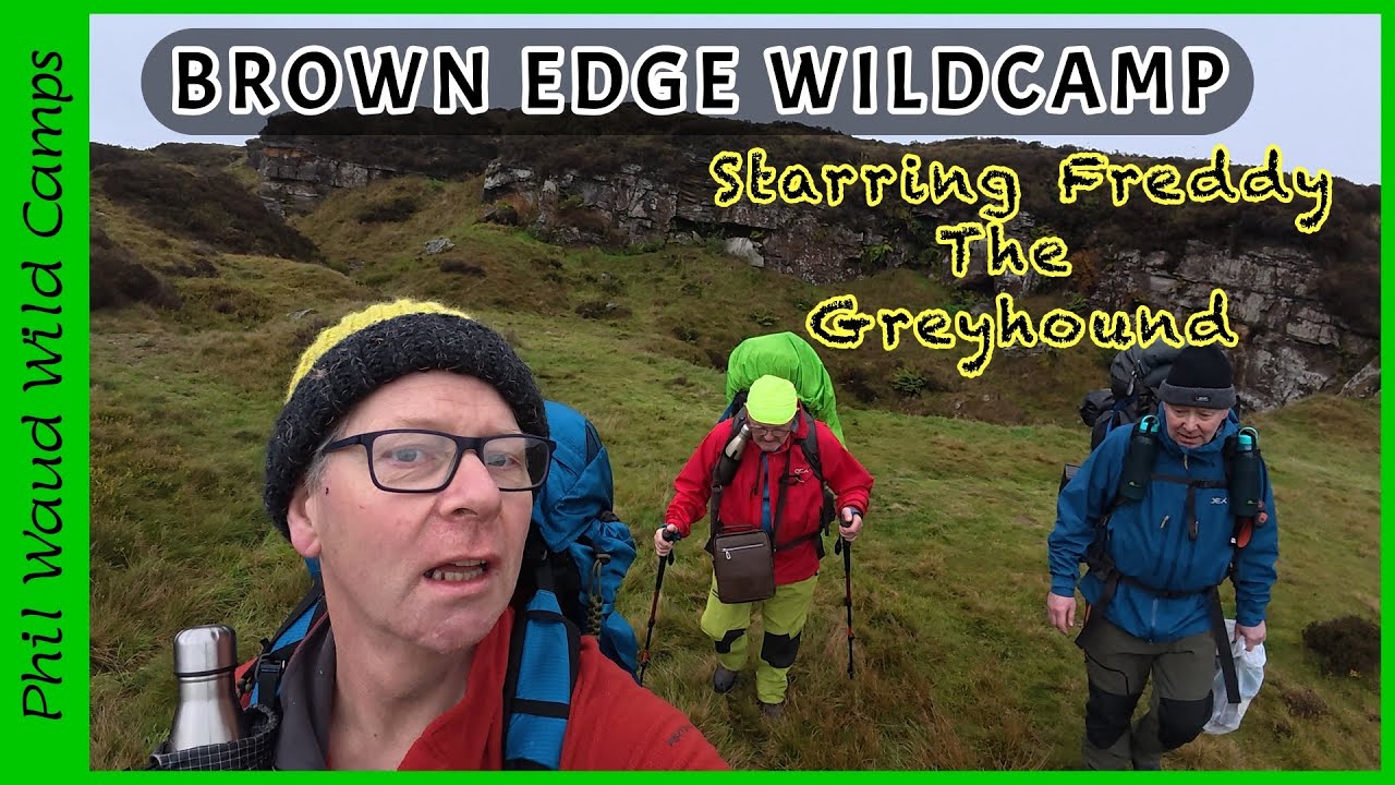 Кемпинг Hidden Quarry Wild Camp в районе Пик-Дистрикт с моим грейхаундом Фредди | Brown Edge