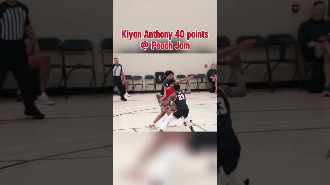 Kiyan Anthony 40 point performance | Peach Jam Day 3