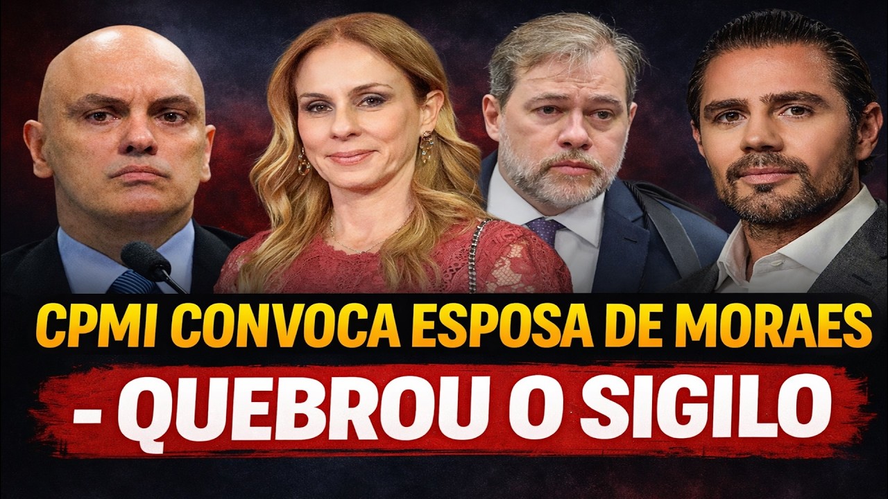 ESPOSA DE MORAES CONVOCADA - MINISTRO ENTRA EM DESESPERO