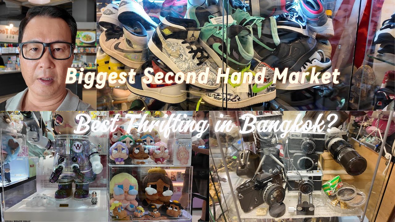 I went thrifting at Bang Sue Junction Market, Bangkok's largest second hand market!