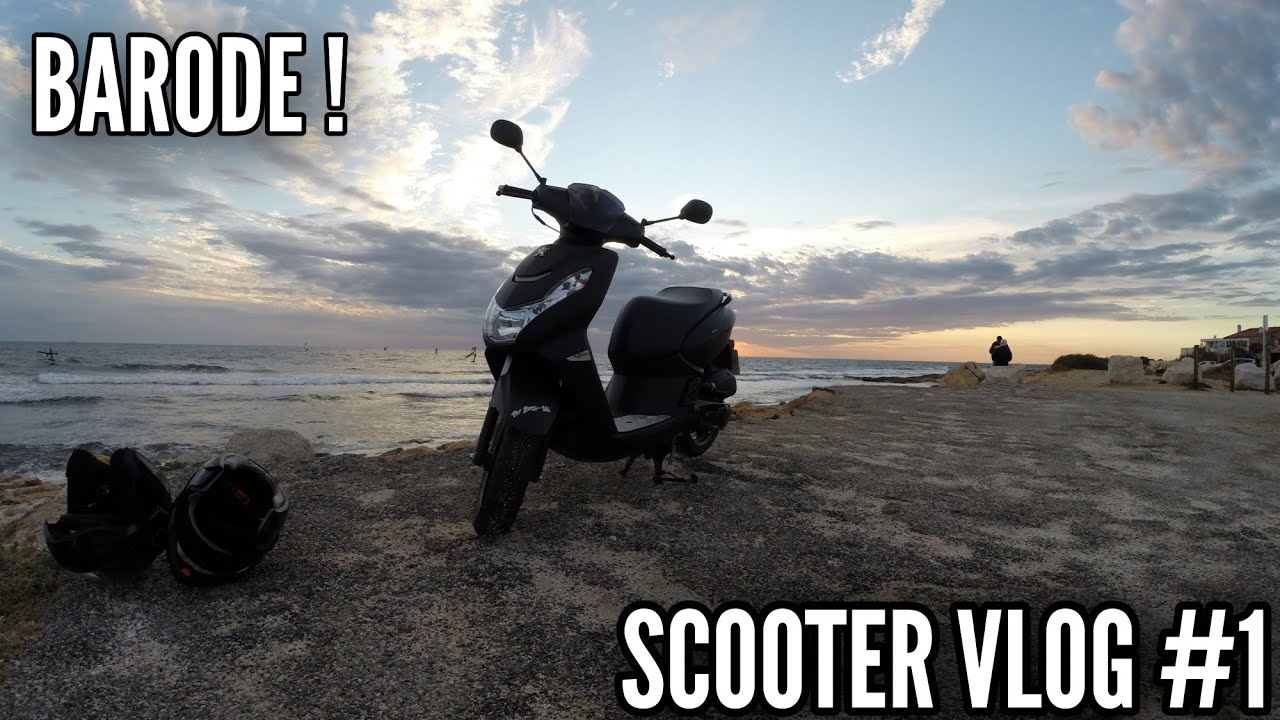 MA PREMI&Egrave;RE BALADE EN SCOOTER AVEC UNE GO PRO ! SCOOTER VLOG #1