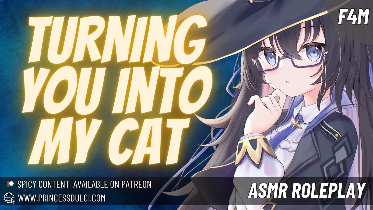 Witch transforms you into their cat familiar [Halloween] [Dark] [Magic] [Love confession] (F4A)