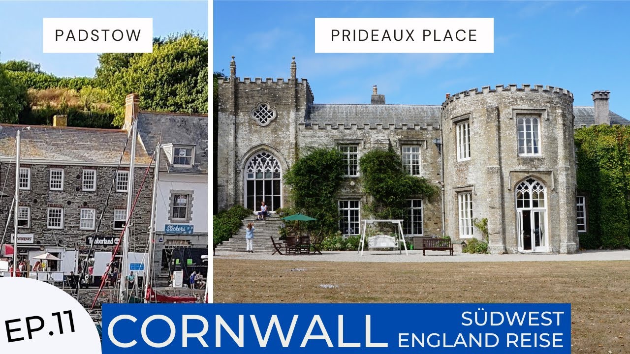 Rosamunde Pilcher Filmdrehort PRIDEAUX PLACE & der Hafen PADSTOW | Nebel in NEWQUAY | Cornwall E11