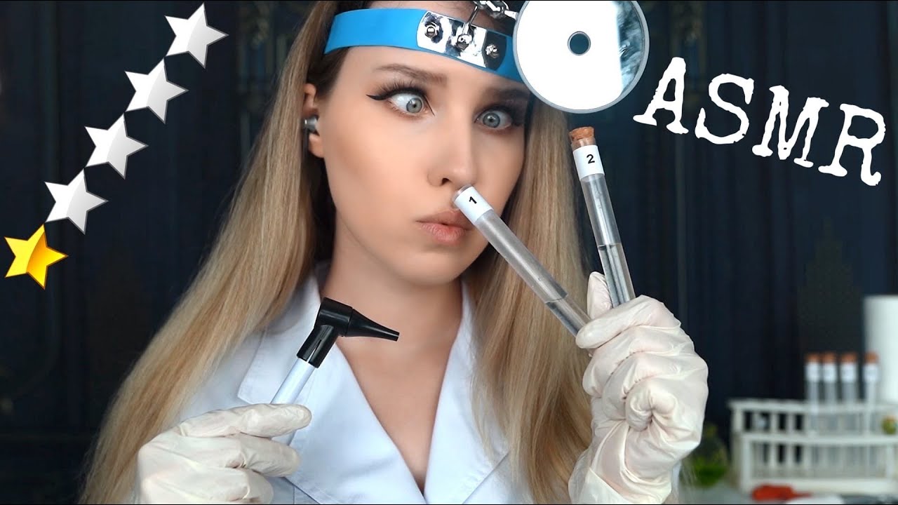АСМР 😅 УЖАСНЫЙ ЛОР ОСМОТР | ASMR Worst Reviewed Otolaryngologist