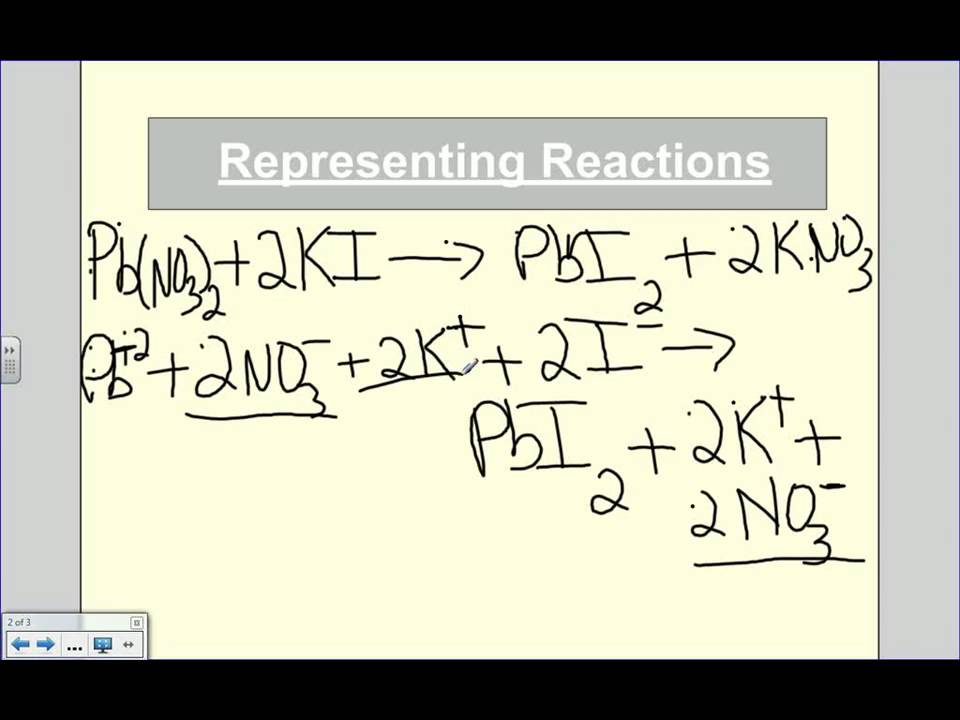 Writing Net Ionic Equations