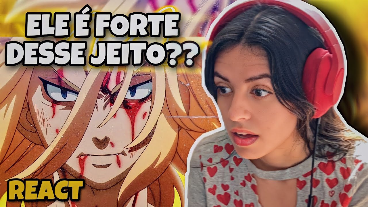 REACT Rap do Mikey (Tokyo Revengers) - O INVENCÍVEL | 7 Minutoz | gostosa reagindo