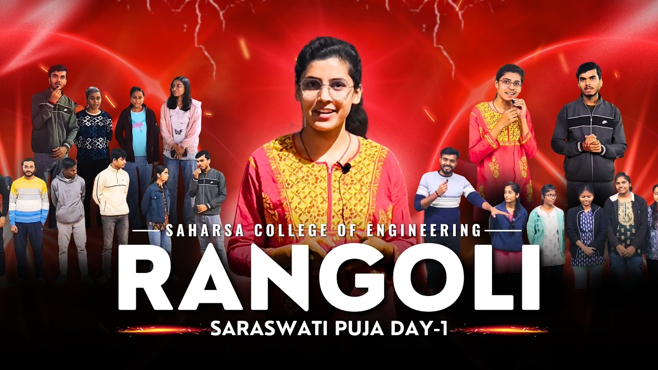 Shades of Rangoli | Saraswati Puja 2026 | Contestant Interviews & Themes | Day 1 | SCE Saharsa | BEU