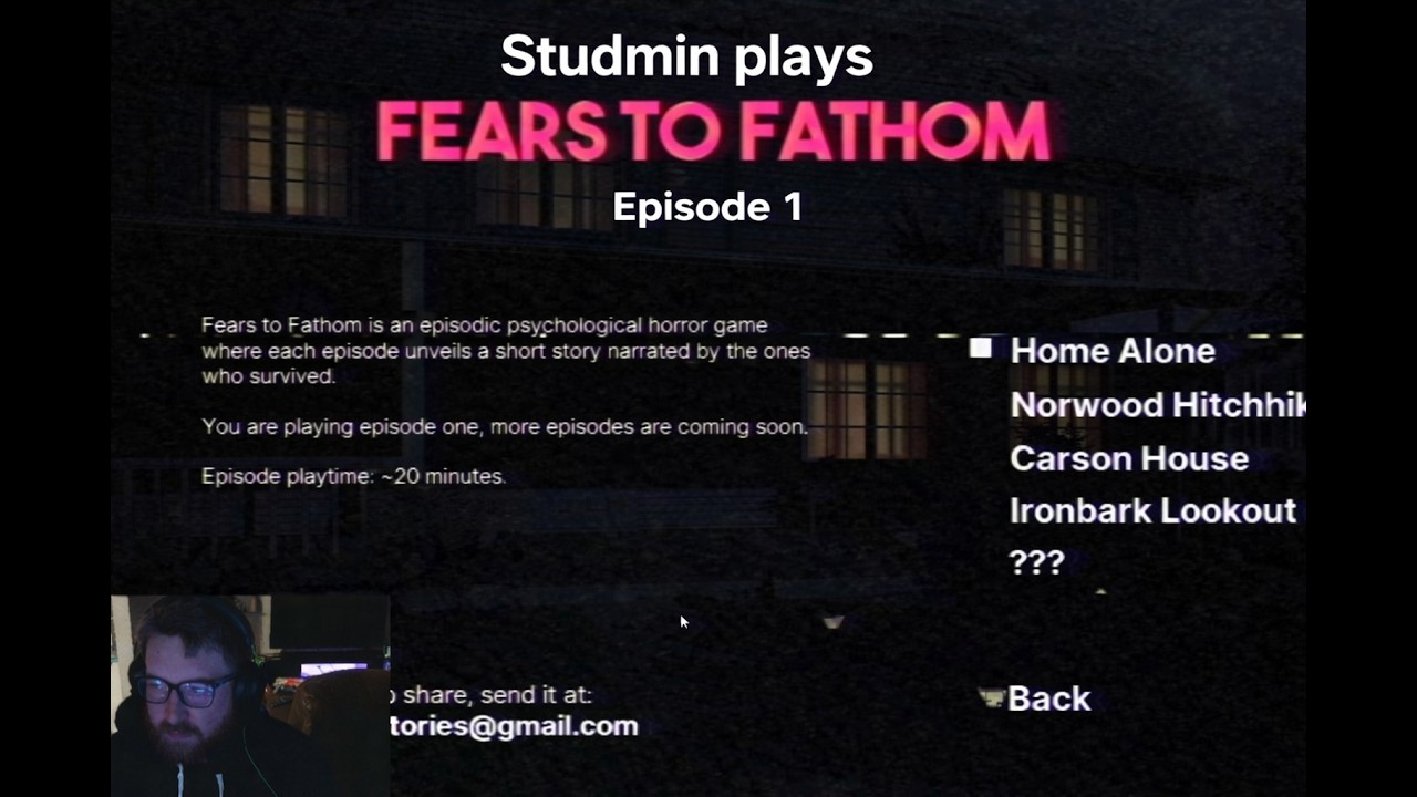 Studmin Plays Fears to Fathom Episode 1: Home Alone