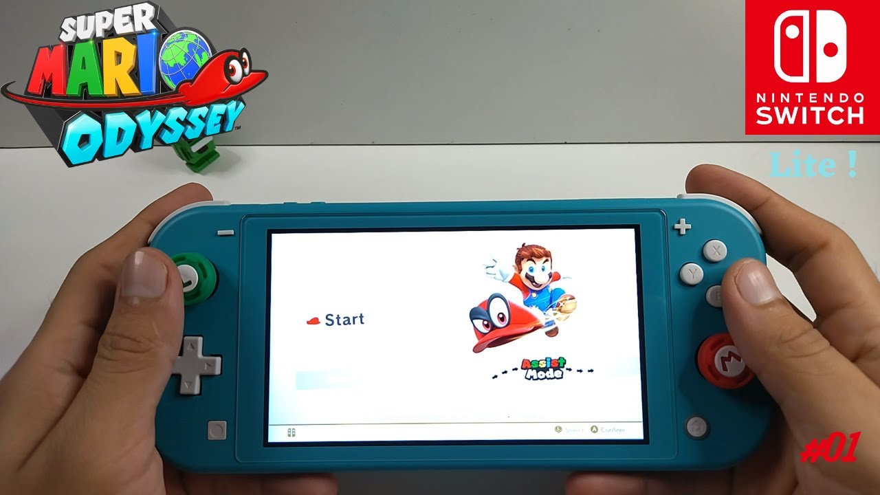 SUPER MARIO ODYSSEY no Nintendo Switch Lite | Início de Gameplay #01