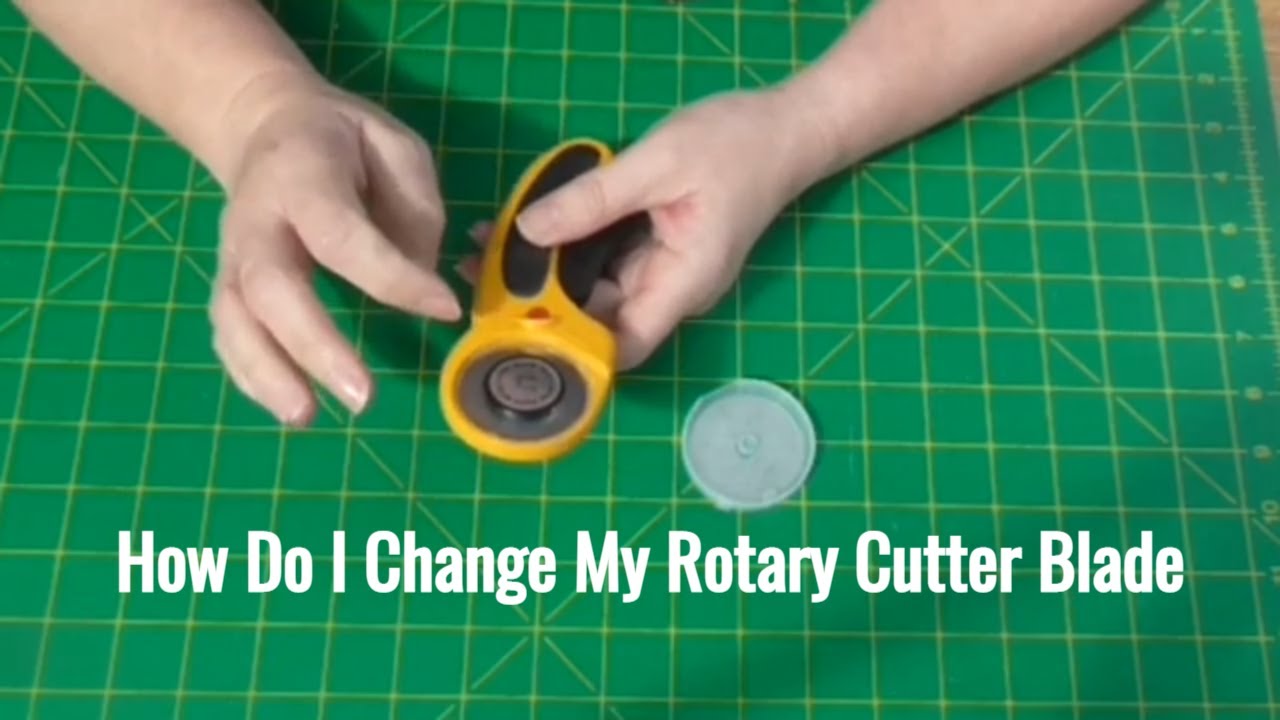 How To Change Your Rotary Cutter Blade-Olfa