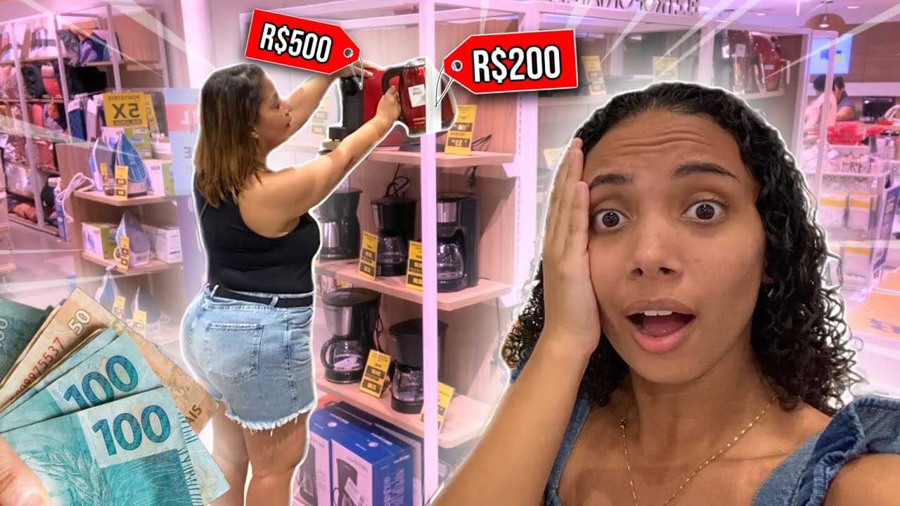 TUDO QUE MINHA MÃE TOCAR NO SHOPPING EU VOU COMPRAR!