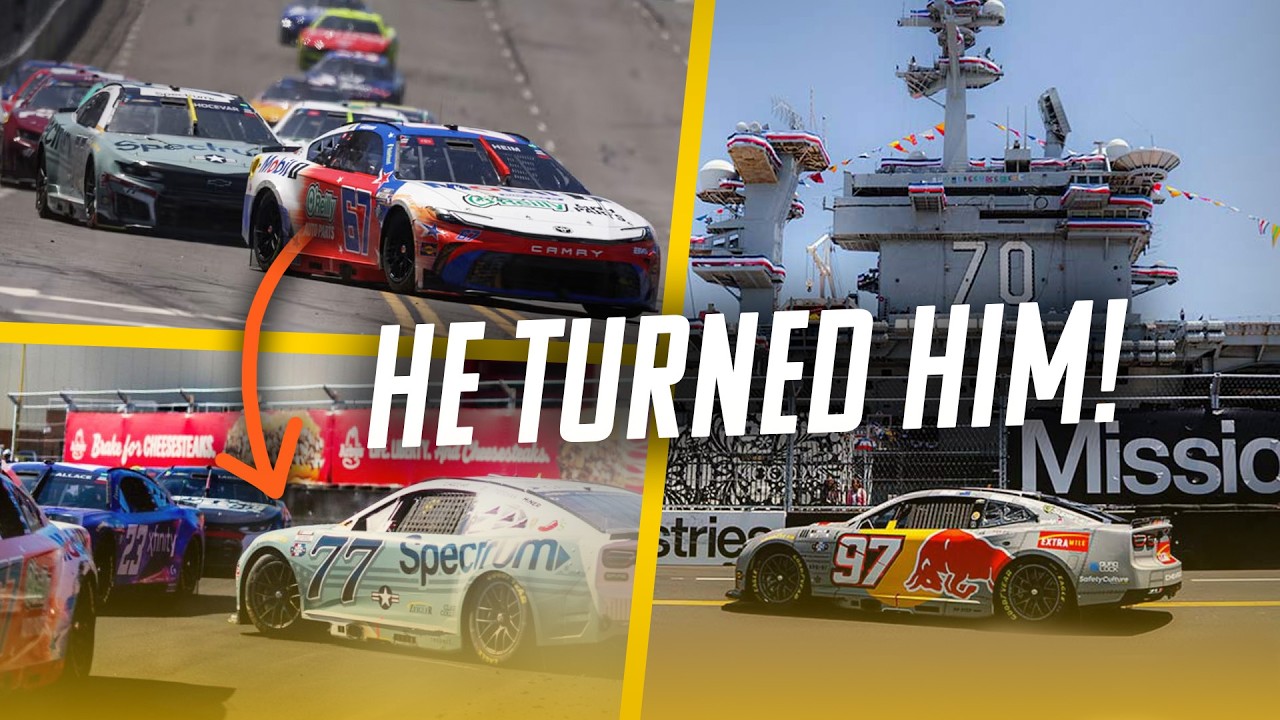 Старое соперничество РАЗГОРАЕТСЯ С НОВОЙ СИЛОЙ | NASCAR: Обзор и анализ гонки на военно-морской б...