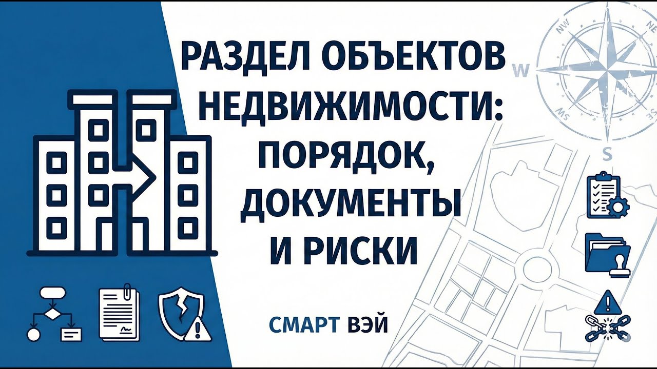 Раздел объектов недвижимости: порядок, документы и риски