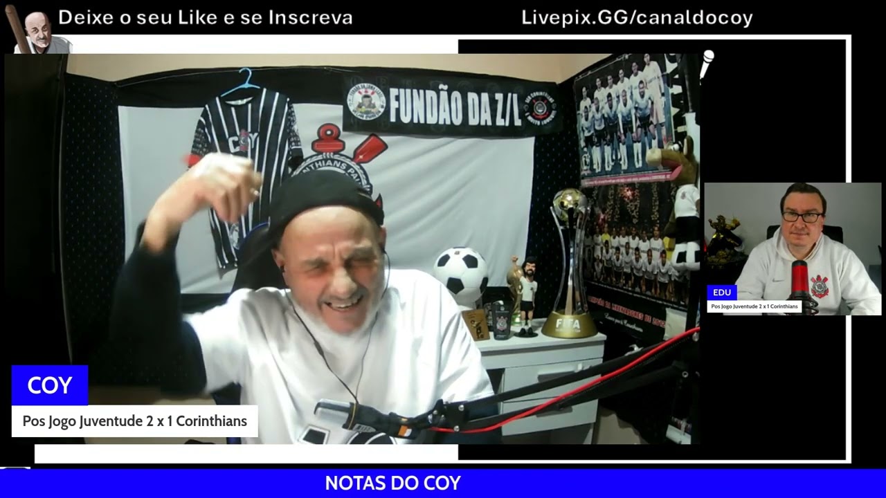 Tirem as Crianças da Sala, Pos Jogo Juventude 2 x 1 Corinthians! COY está P...da Vida!