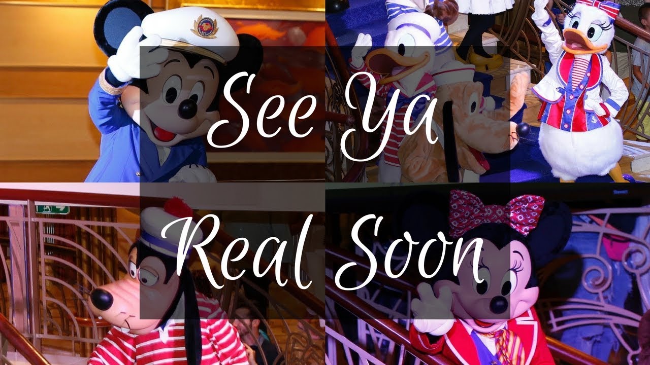 See Ya Real Soon Farewell Show | Disney Dream Cruise | Disney Cruise Line