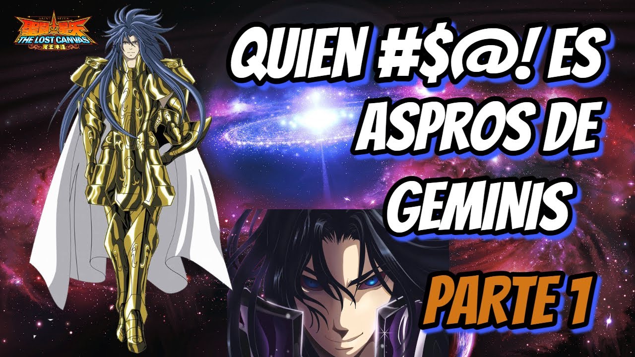 ¿Quién es Aspros de Geminis? El Amo de las Dimensiones ♊♊♊ Saint Seiya Lost Canvas PARTE 1