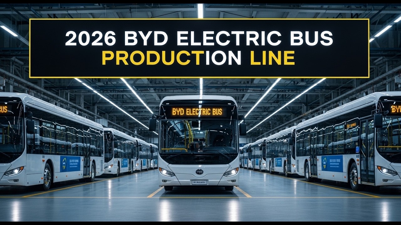 2026 BYD Electric Bus Production Line | Inside Factory — China's Biggest