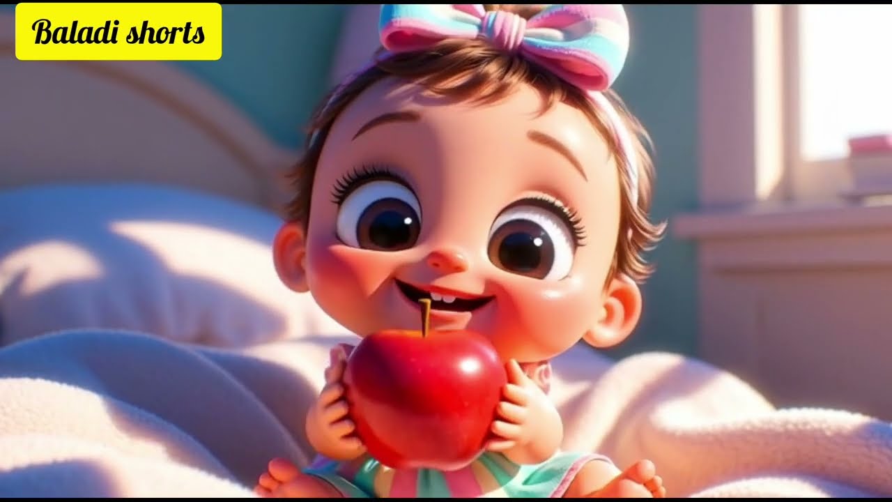 A for Apple to Z for Zebra | Kids Learning Video 👶✨#cartoon #nurseryrhymes #kidsvideo #baladishorts 