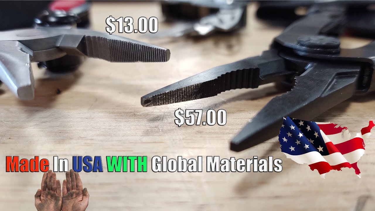 USA vs China Multi-Tool Gerber Diesel Multi-Plier vs  BIBURY 14-in-1 Multitool Pliers
