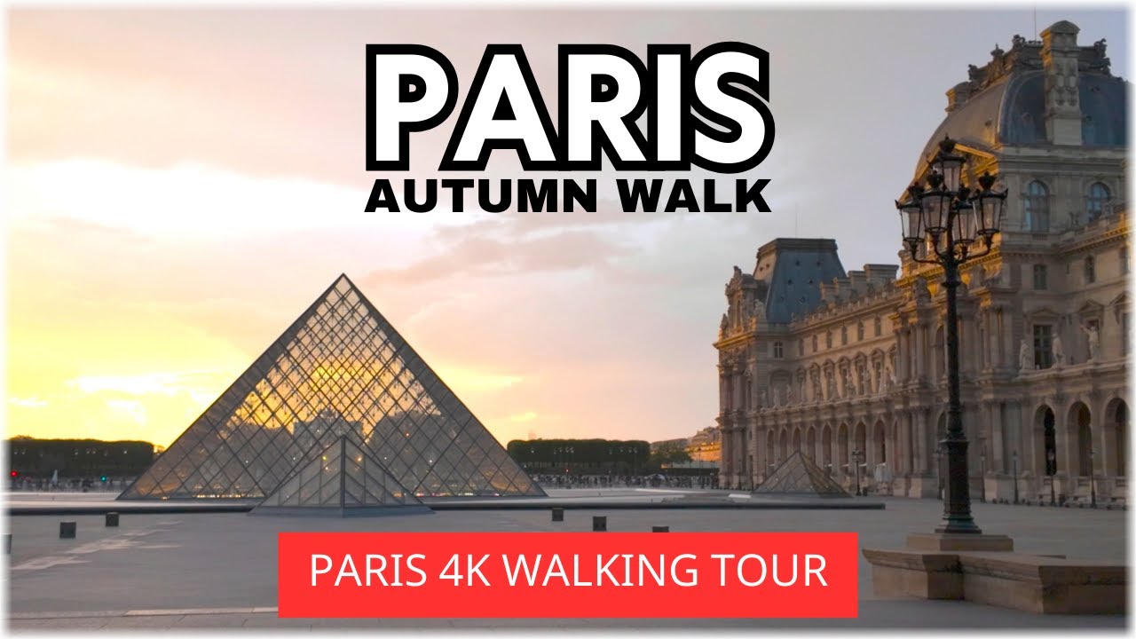 Paris Autumn Evening walk - Chatelet Les Halles to Louvre 2024