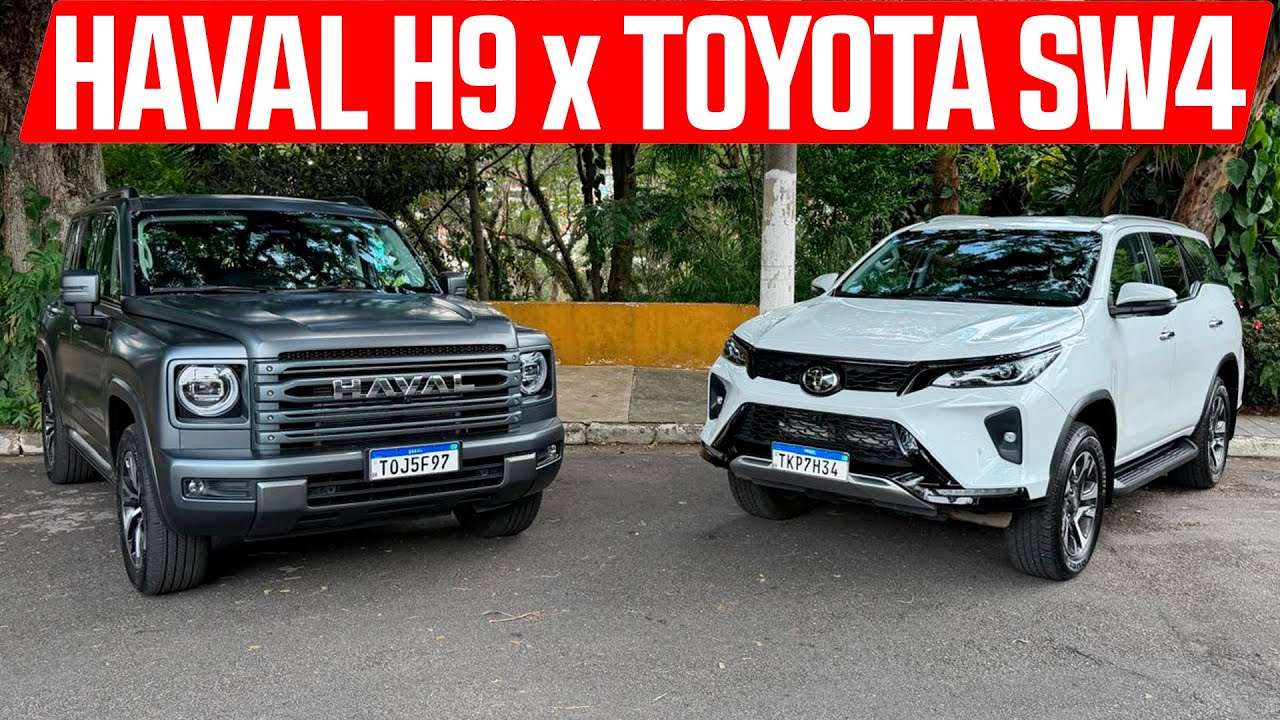 COMPARATIVO: Toyota Hilux SW4 ou Haval H9 (qual deles é o melhor?)