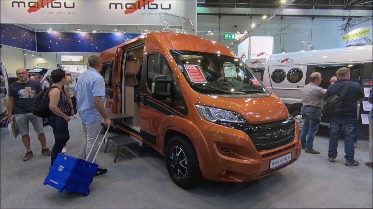 Malibu Van 600 DB RV Camper Van by Carthago Fiat Ducato F35 new model walkaround and interior K0387