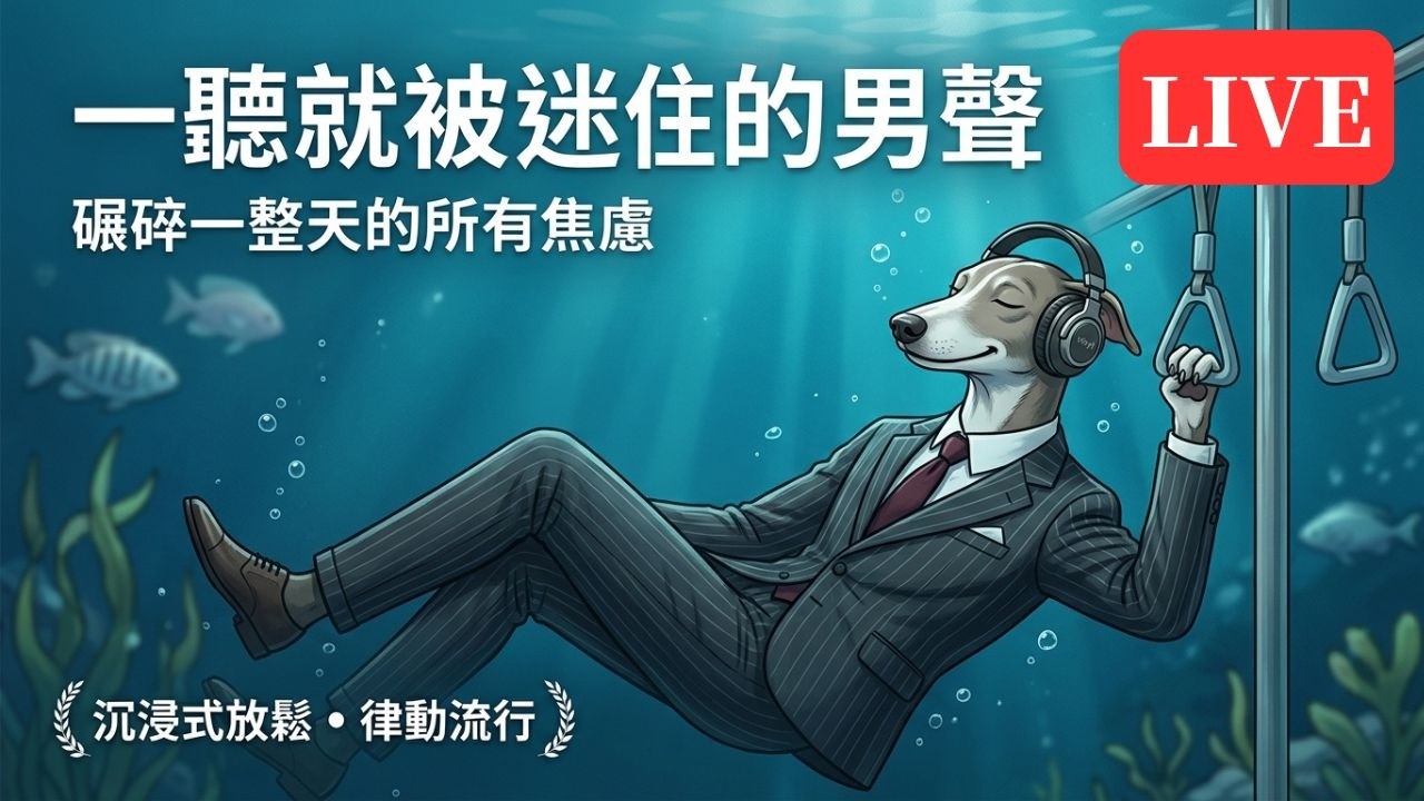 ☕️ 這才是最治癒的慵懶男聲敘事｜帶你一秒抽離疲憊的通勤早晨，給靈魂一個溫柔的擁抱｜Groove Pop・微醺律動・社畜放鬆歌單