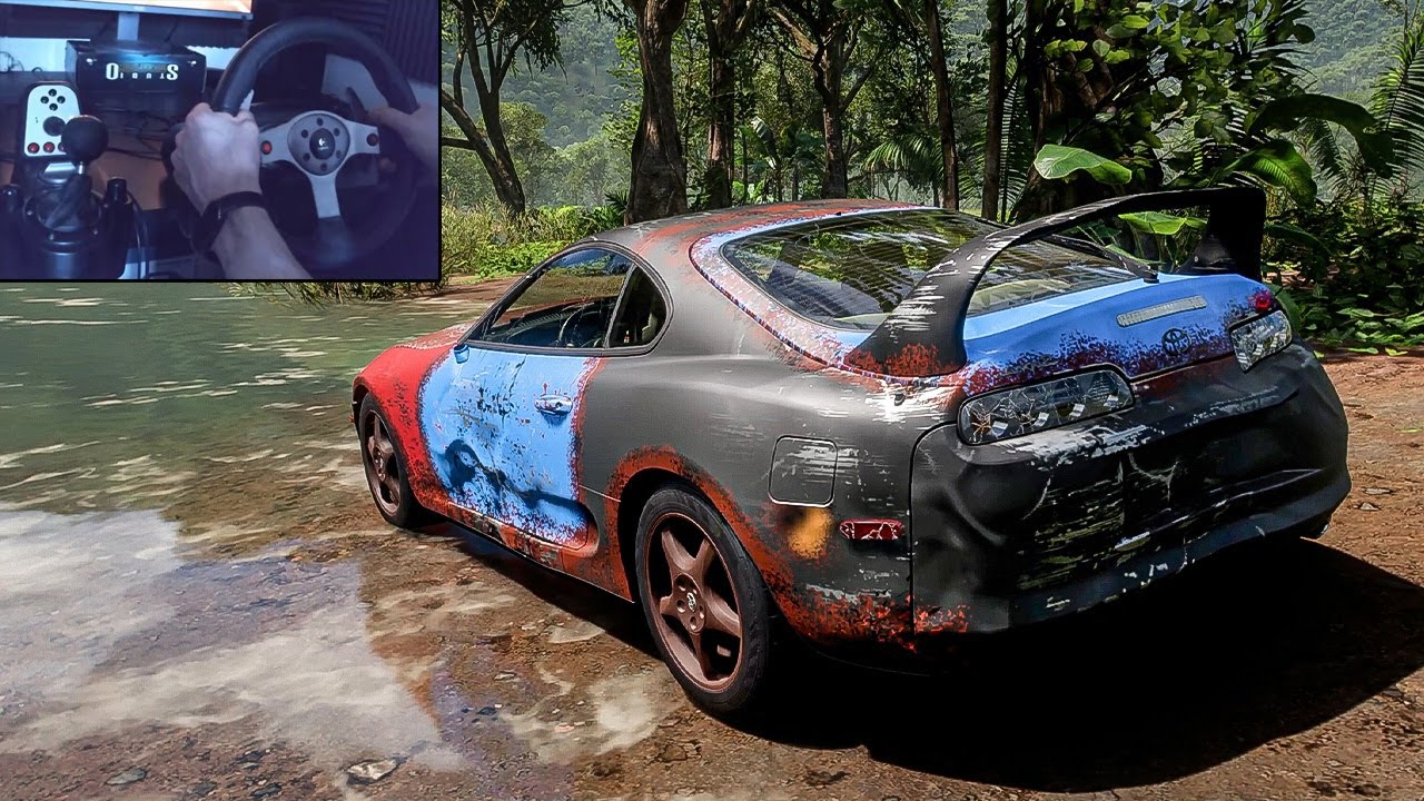 Rebuilding Toyota Supra RZ - Forza Horizon 5 Steering Wheel Gameplay