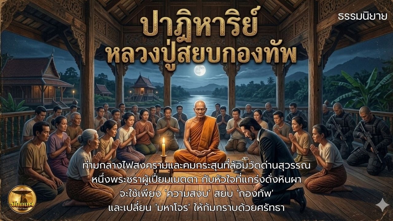 ปาฎิหาริย์หลวงปู่สยบกองทัพ#ข้อคิดดีๆ#คติธรรม#ปล่อยวาง#ความสงบ#พลังใจ#ส่งต่อความดี