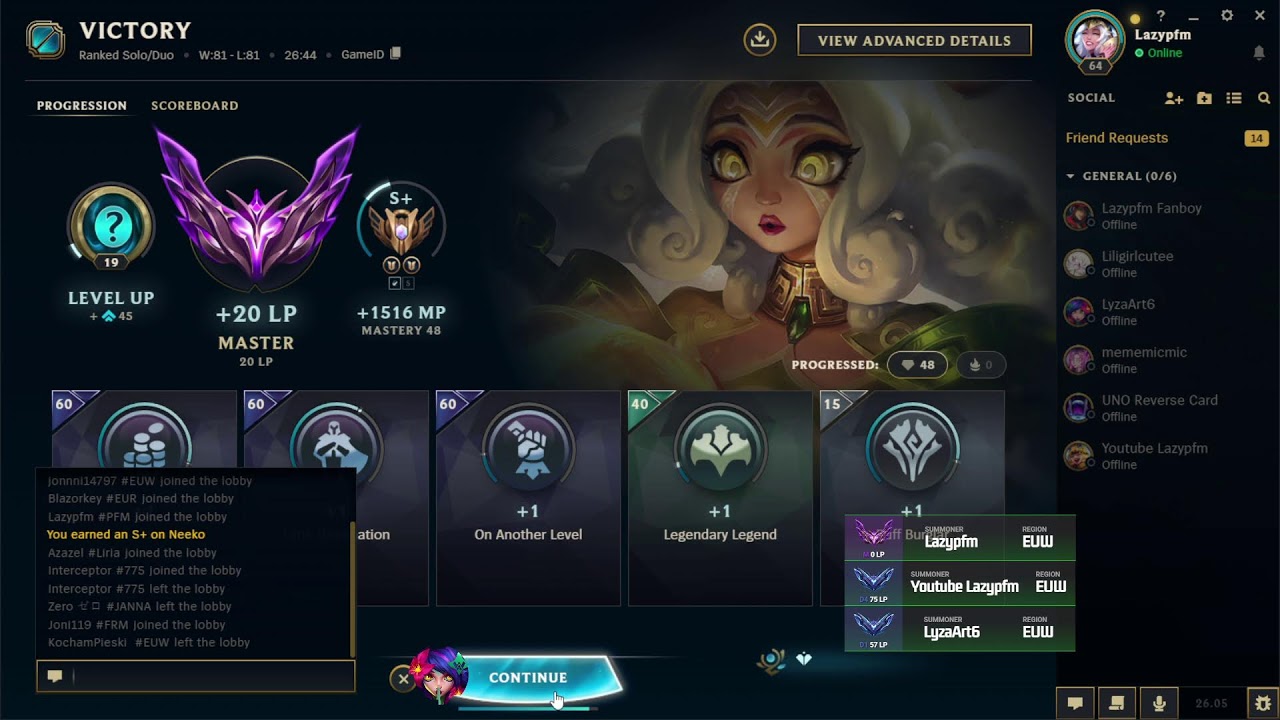 Neeko New Era Guinsoo Rageblade - Runaan's Hurricane - Phantom Dancer
