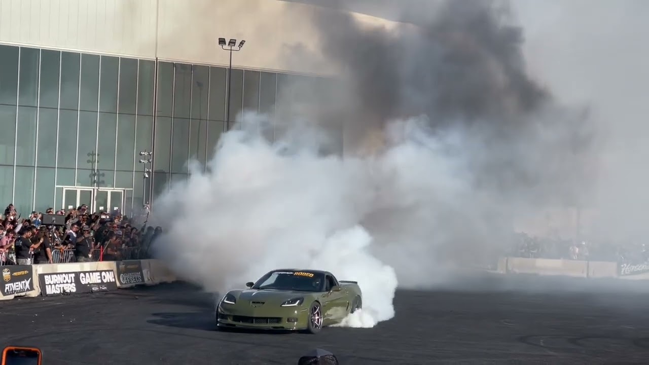 16 minutes of burnouts from burnout masters sema 2024