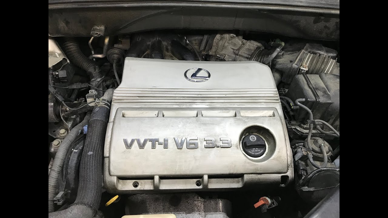 Lexus RX330 High Pressure Power Steering Hose Replace and Upper Intake Removal