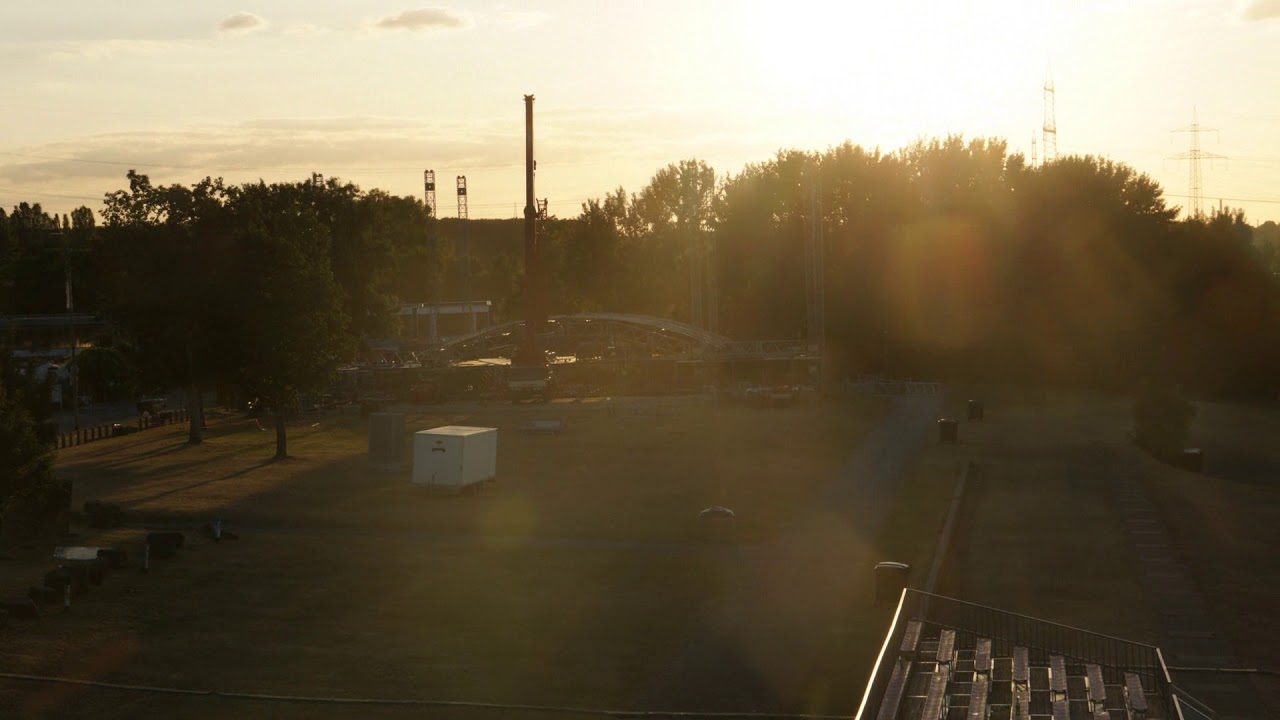 Summerjam 2019 Aufbau der Bühne 1