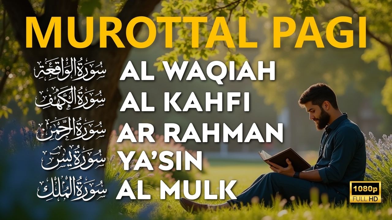 Bacaan AlQuran Merdu Di Pagi Hari Surah Al Waqiah,Yasin, Al Kahfi, Ar Rahman, Al Mulk by Alaa Aqel