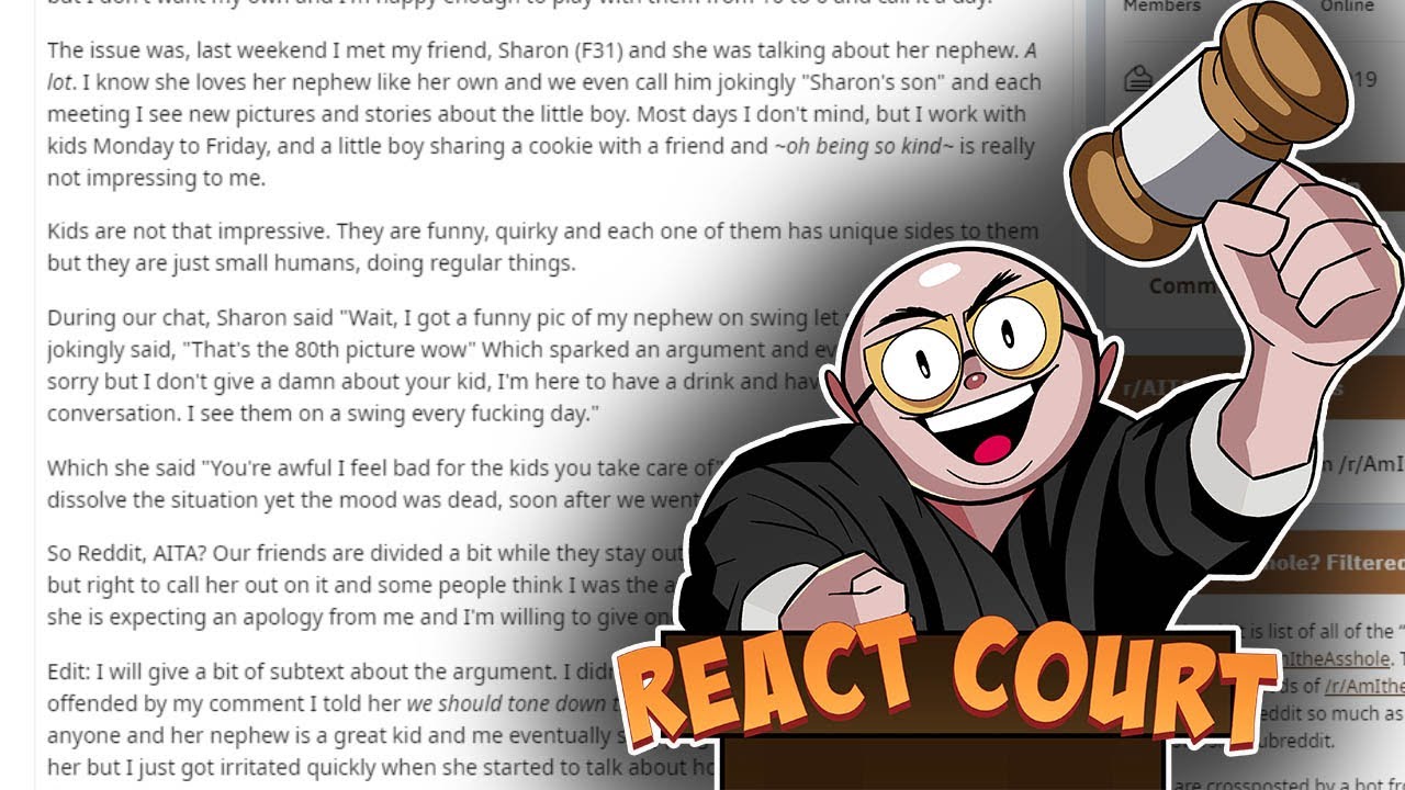 AITA for not caring about your nephew? (React Court)