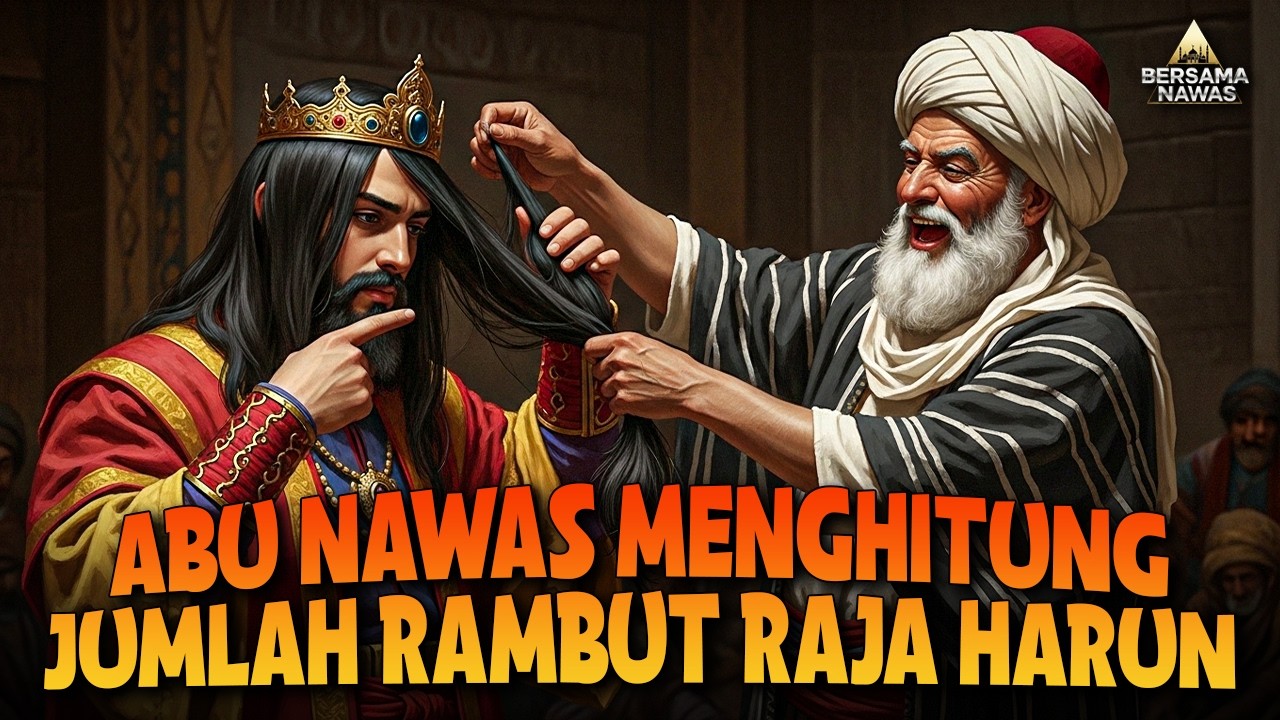 ABU NAWAS MENGHITUNG JUMLAH RAMBUT RAJA HARUN - CERITA LUCU PENGANTAR TIDUR