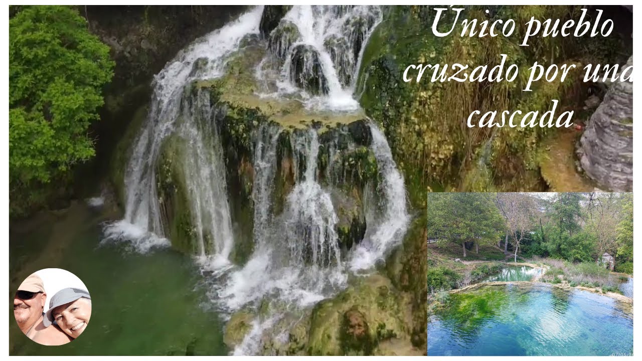 ORBANEJA DEL CASTILLO, el único pueblo de España que lo cruza una espectacular cascada