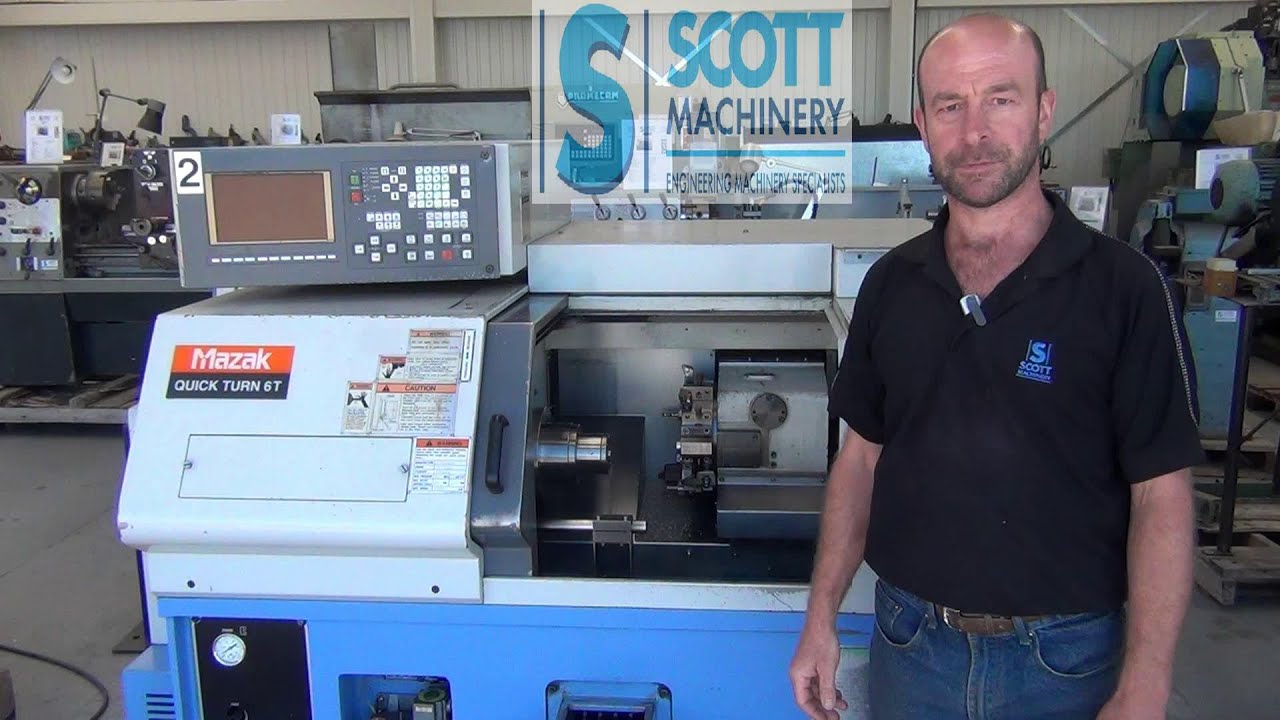 Mazak Quick Turn QT-6T Used CNC Lathe